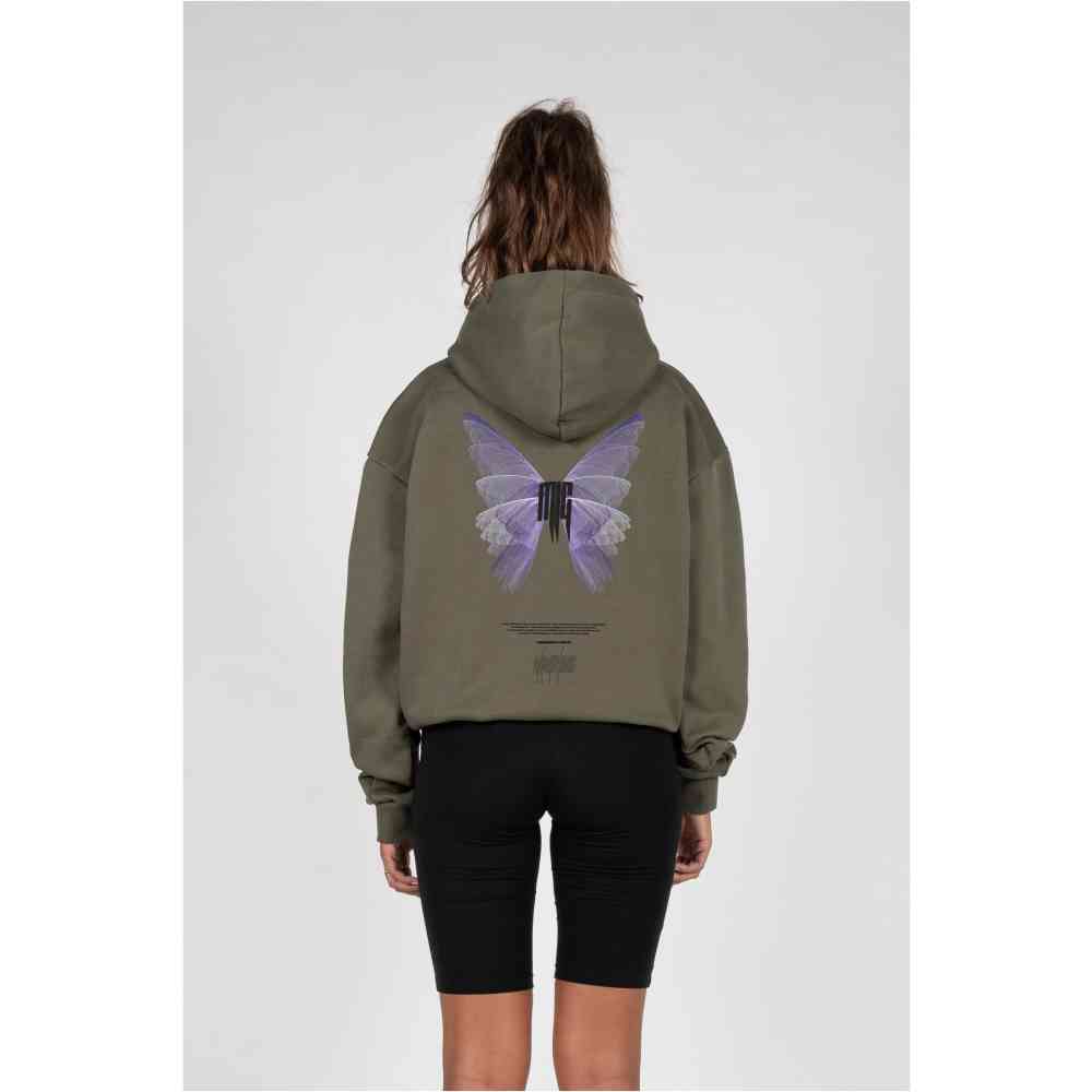 MJ GONZALES - Metamorphose V.2 X Heavy Oversized Hoodie - Olive green